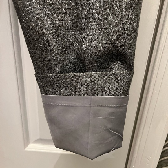 Banana Republic Shimmering Gray Cropped Avery Pants - Picture 9 of 9